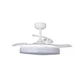ventilador de techo blanco moderno con luz 